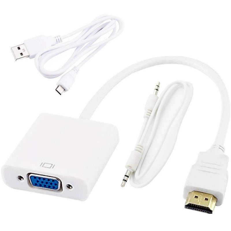 Hdmi-To-Vga Adapter with Audio Output Bowlift
