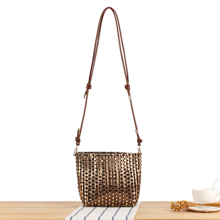 Handmade Basket Bag in Modern Structural Design Bowlift