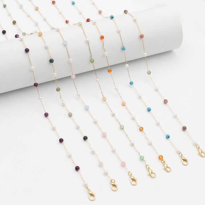 Elegant Multi-Color Eyewear Chain Bowlift