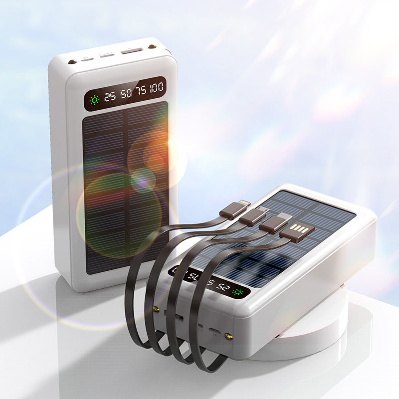 Solar Power Bank with Multiple Fast Charging Function Bowlift