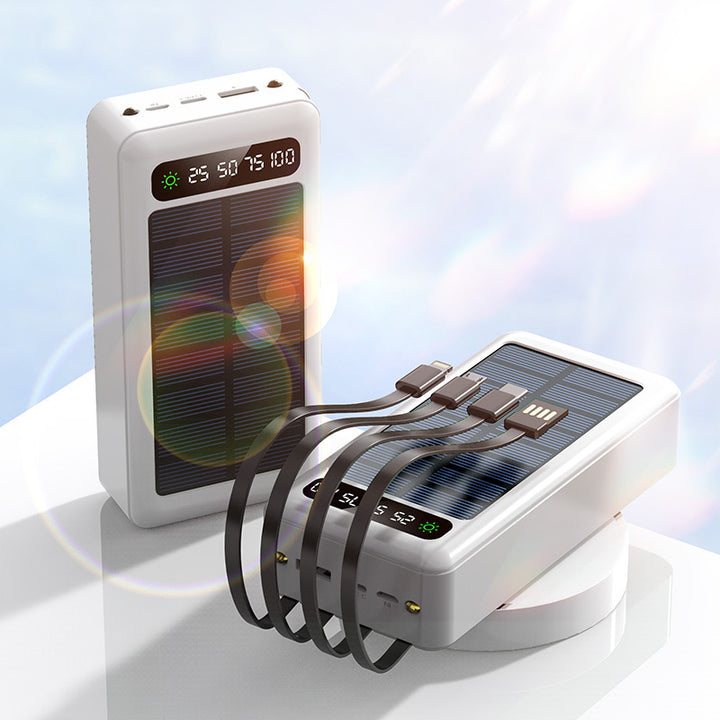 Solar Power Bank with Multiple Fast Charging Function Bowlift