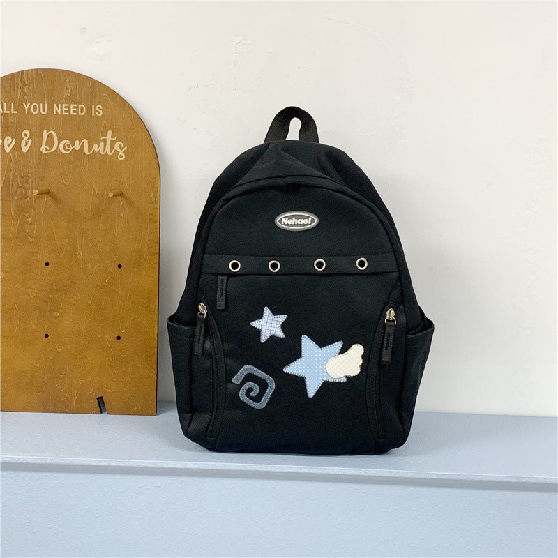 Stylish Embroidered Casual Backpack