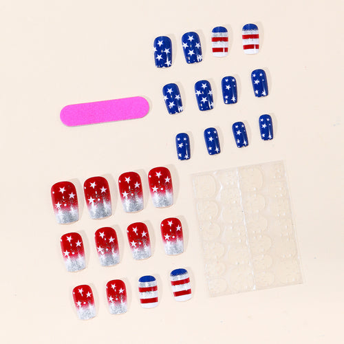 Patriotic Nail Art Decorations Bowlift