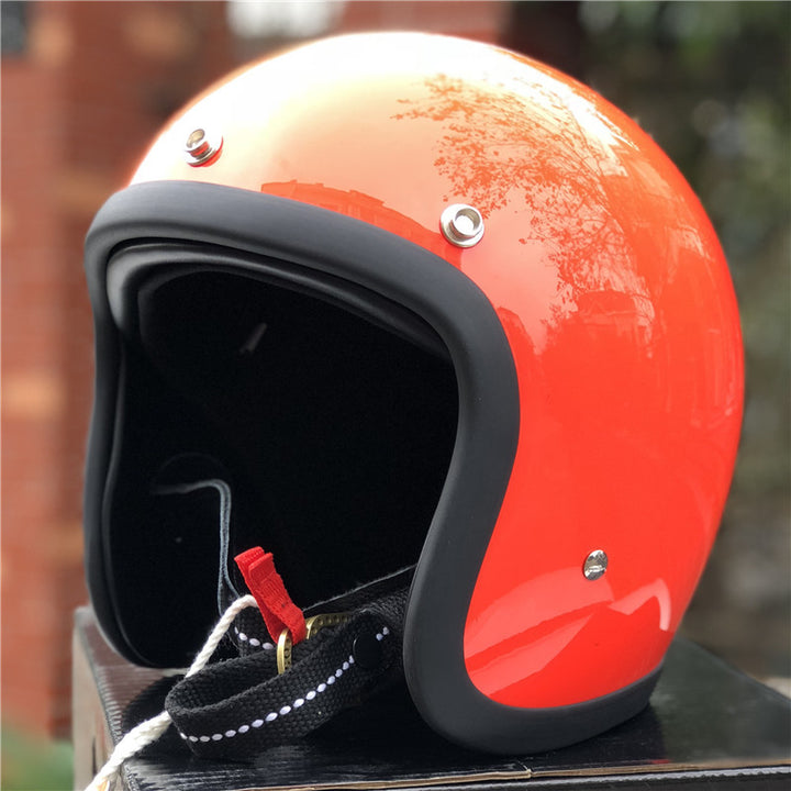 Classic Cruiser Motorcycle Helmet Bowlift