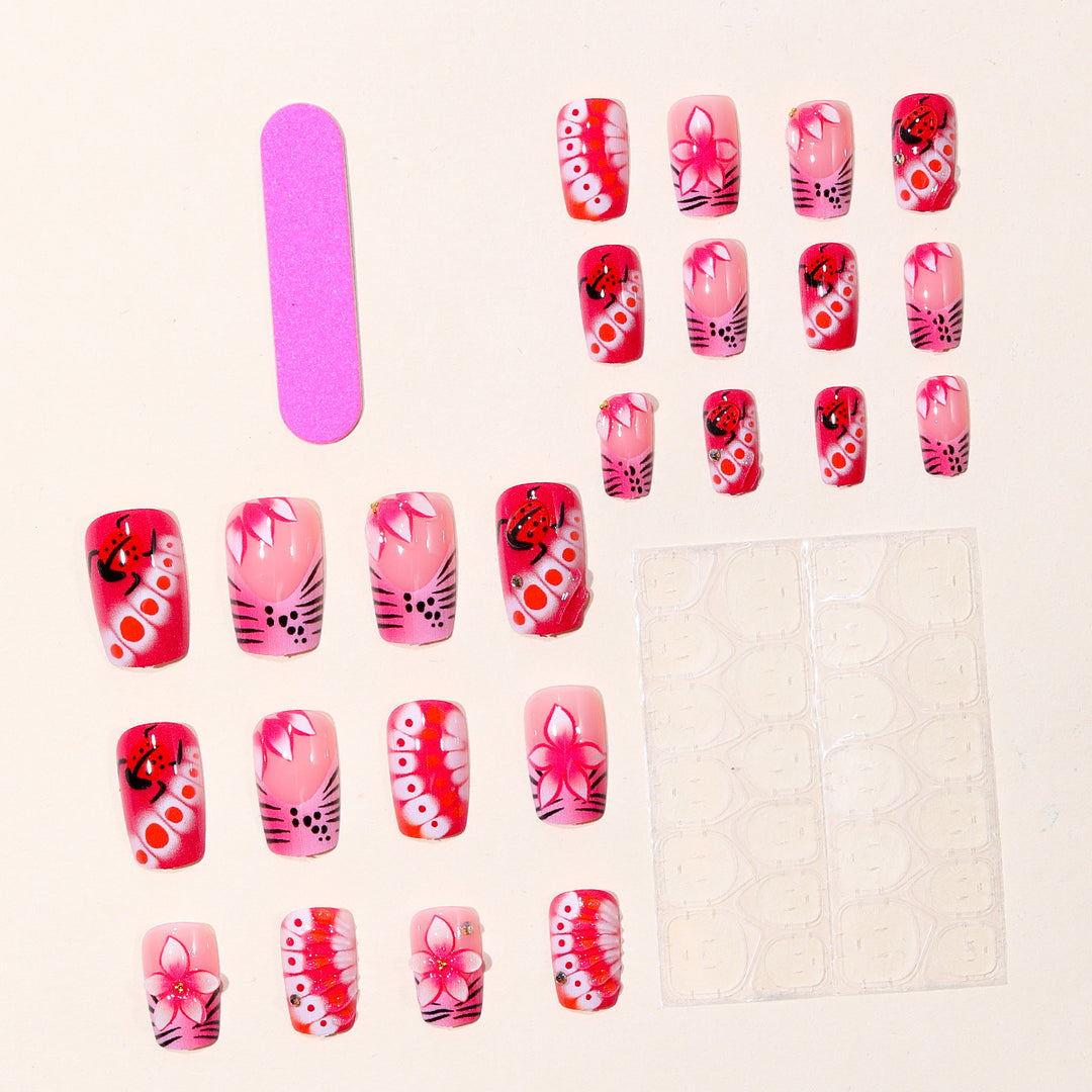 Artistic Floral Nail Art Extensions Bowlift 1789713157