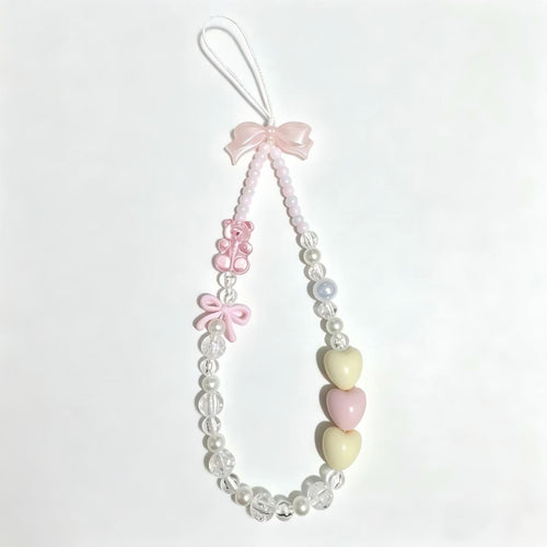 Beaded Charm Phone Strap Bowlift