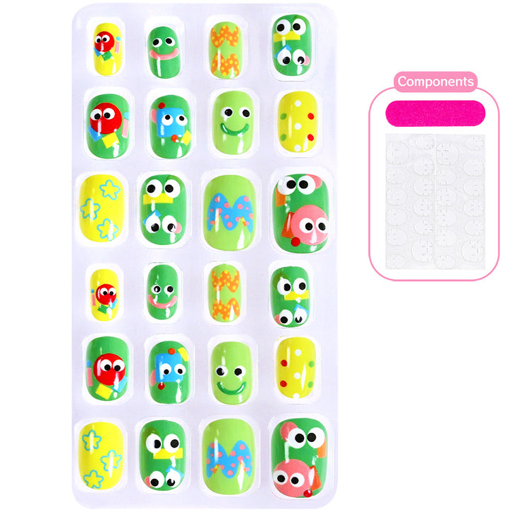 Themed Summer Beach Nail Art Press-On Nails Bowlift