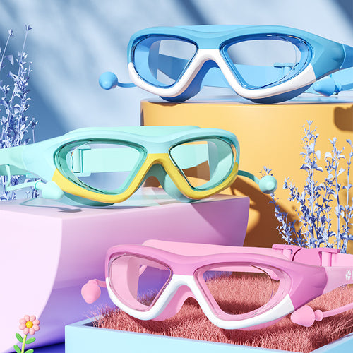 Anti-Fog Swim Goggles with UV Protection Bowlift