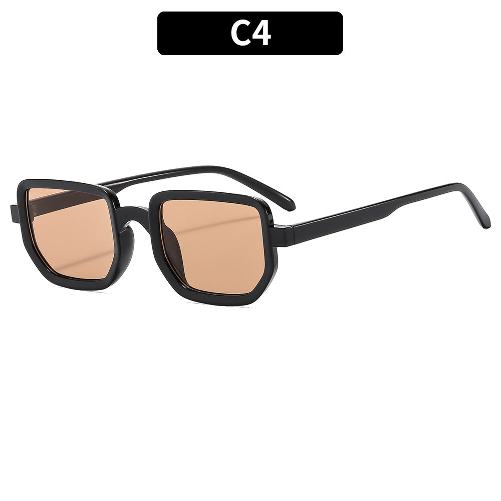 Vintage Design Retro Square Frame Sunglasses