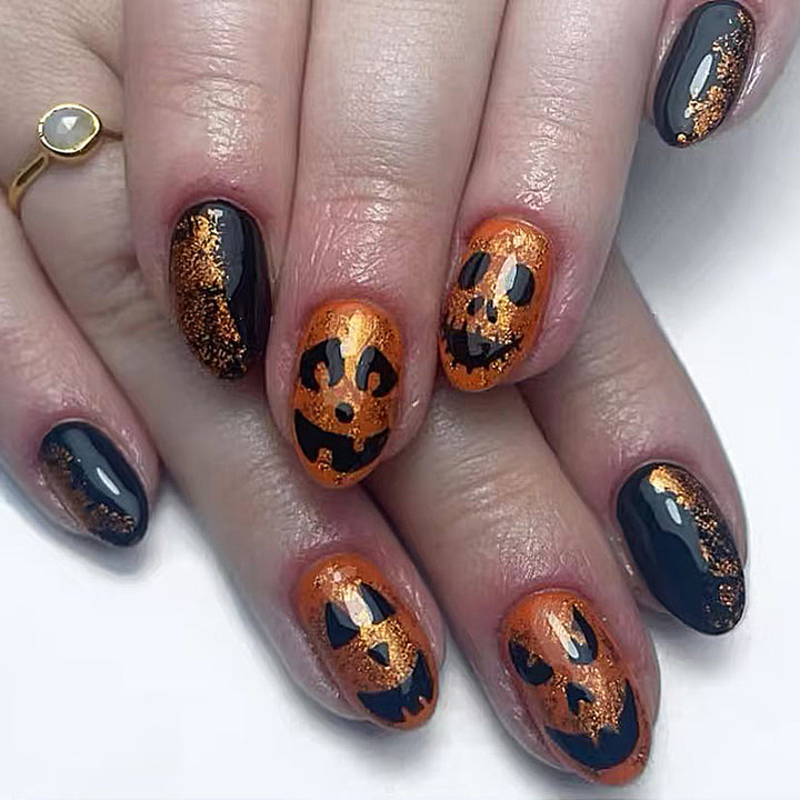 Halloween-Themed Nail Art Set Bowlift 1787543182