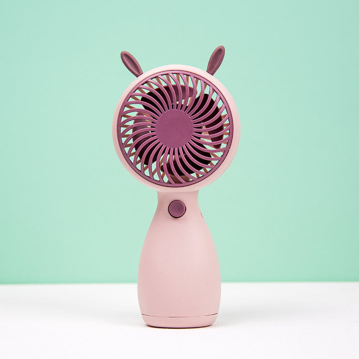 Cute Animal-Themed Handheld Fan Bowlift