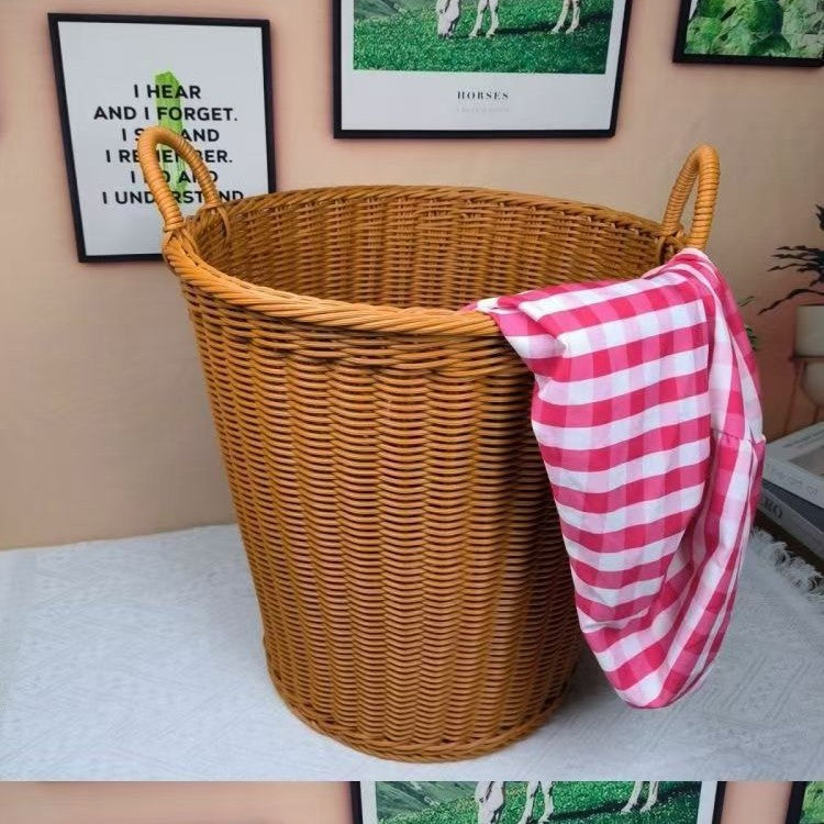 Unisex Robust Storage Basket made of woven rattan Bowlift