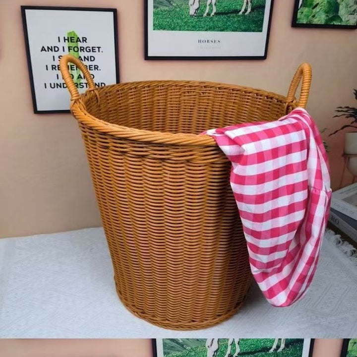 Unisex Robust Storage Basket made of woven rattan Bowlift