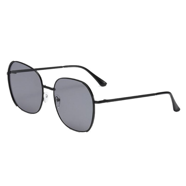 Ladies oversized sunglasses with protective UV protection and elegant metal frame Bowlift