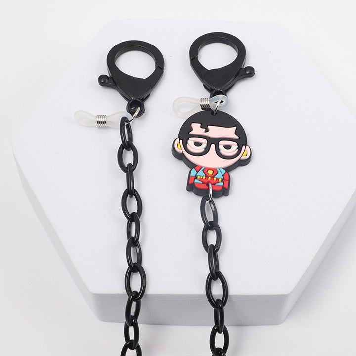 Cartoon Character Keychain Bowlift