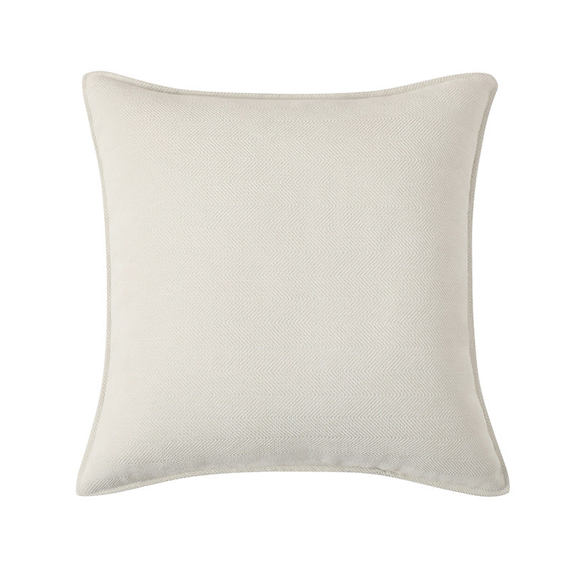 Textured Herringbone Decorative Cushion