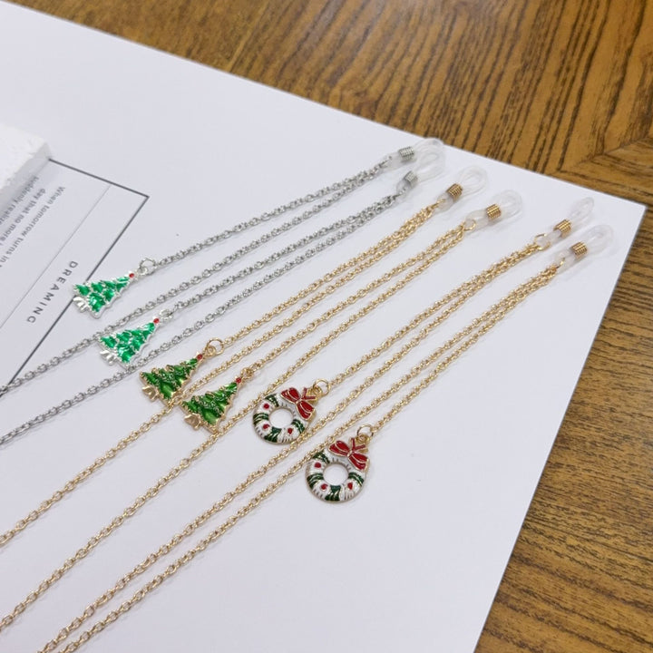 Festive Christmas Tree Eyewear Chain Bowlift