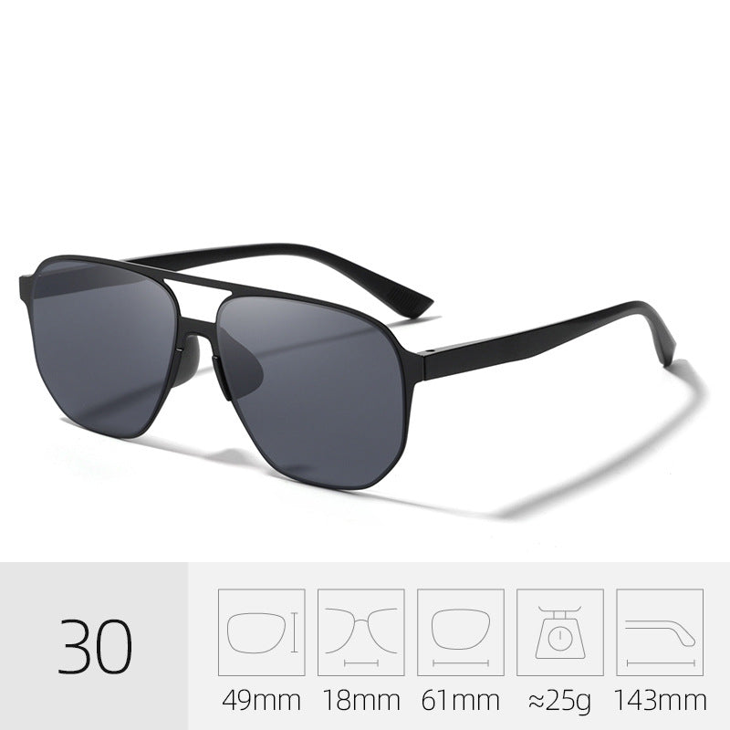 Contemporary Square Frame Sunglasses Bowlift