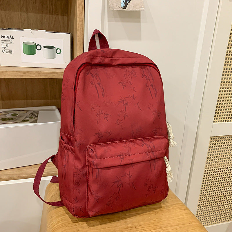 Minimalist Bamboo Print Backpack