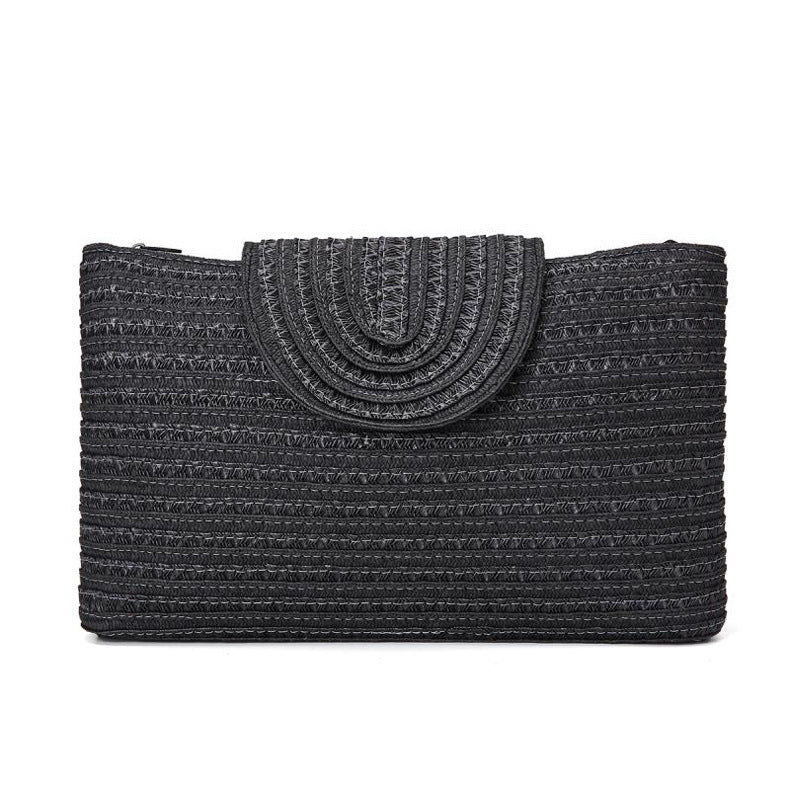 Elegant Clutch Bag with High-Quality Woven Structure Bowlift