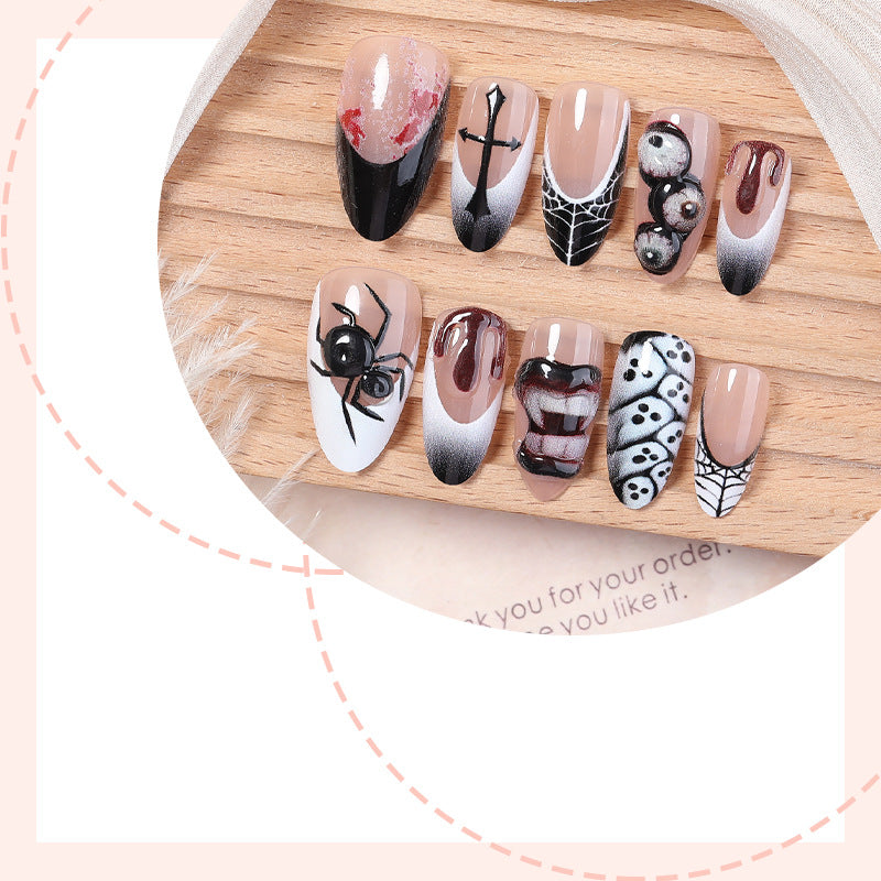 Gothic-Themed Press-On Nail Collection Bowlift