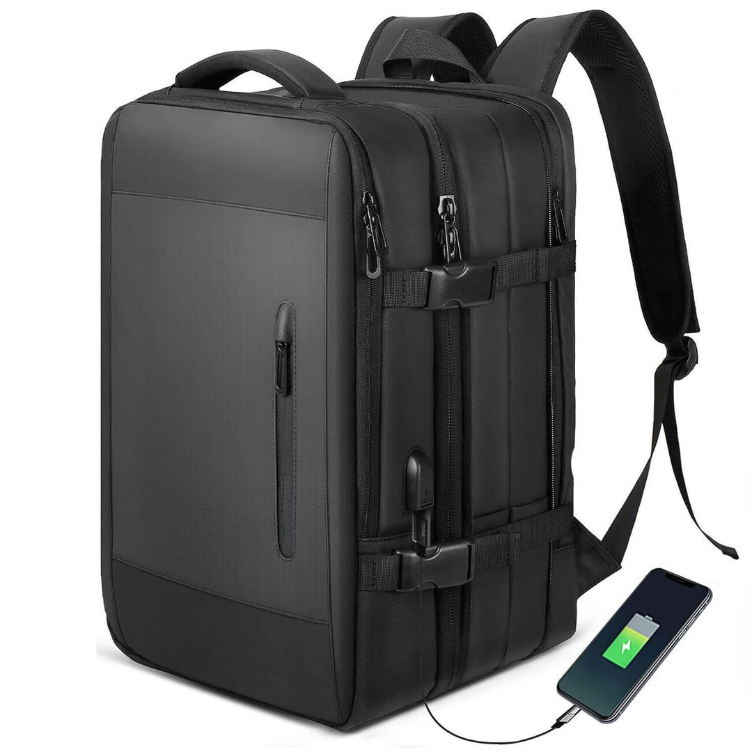 Multifunctional Laptop Backpack with USB Charging Port and Water-Repellent Material Bowlift