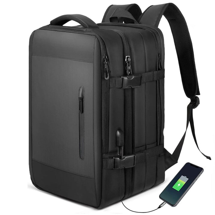 Multifunctional Laptop Backpack with USB Charging Port and Water-Repellent Material Bowlift