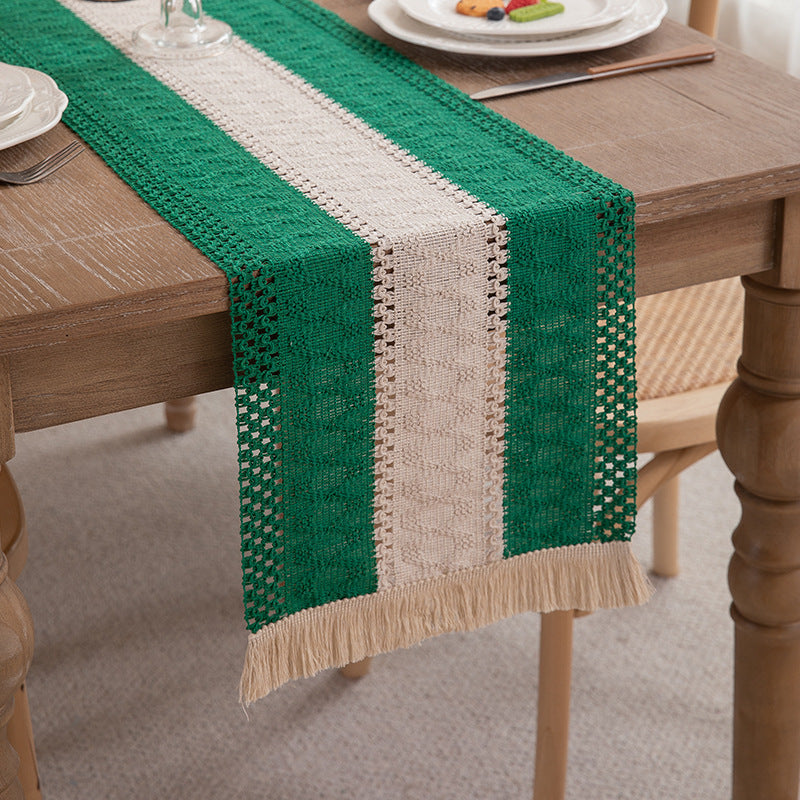 Festive Geometric Table Runner