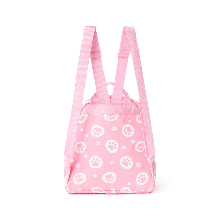 Cute Backpack with Paw Print Design Bowlift