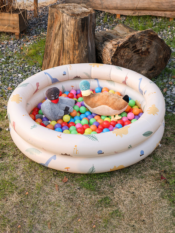 Women Inflatable Children's Swimming Pool with Fun Sea Motifs Bowlift