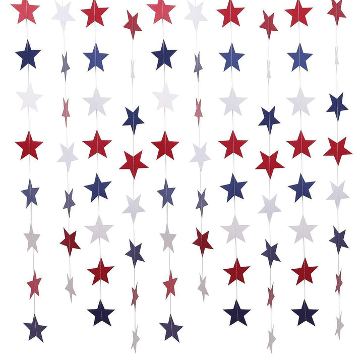 Unisex multi-piece party decoration set with paper fans pom poms bunting garland Bowlift