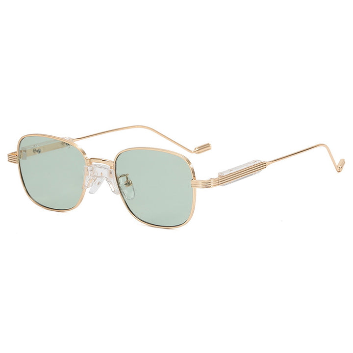Fashionable Retro Sunglasses with Square Frame Bowlift