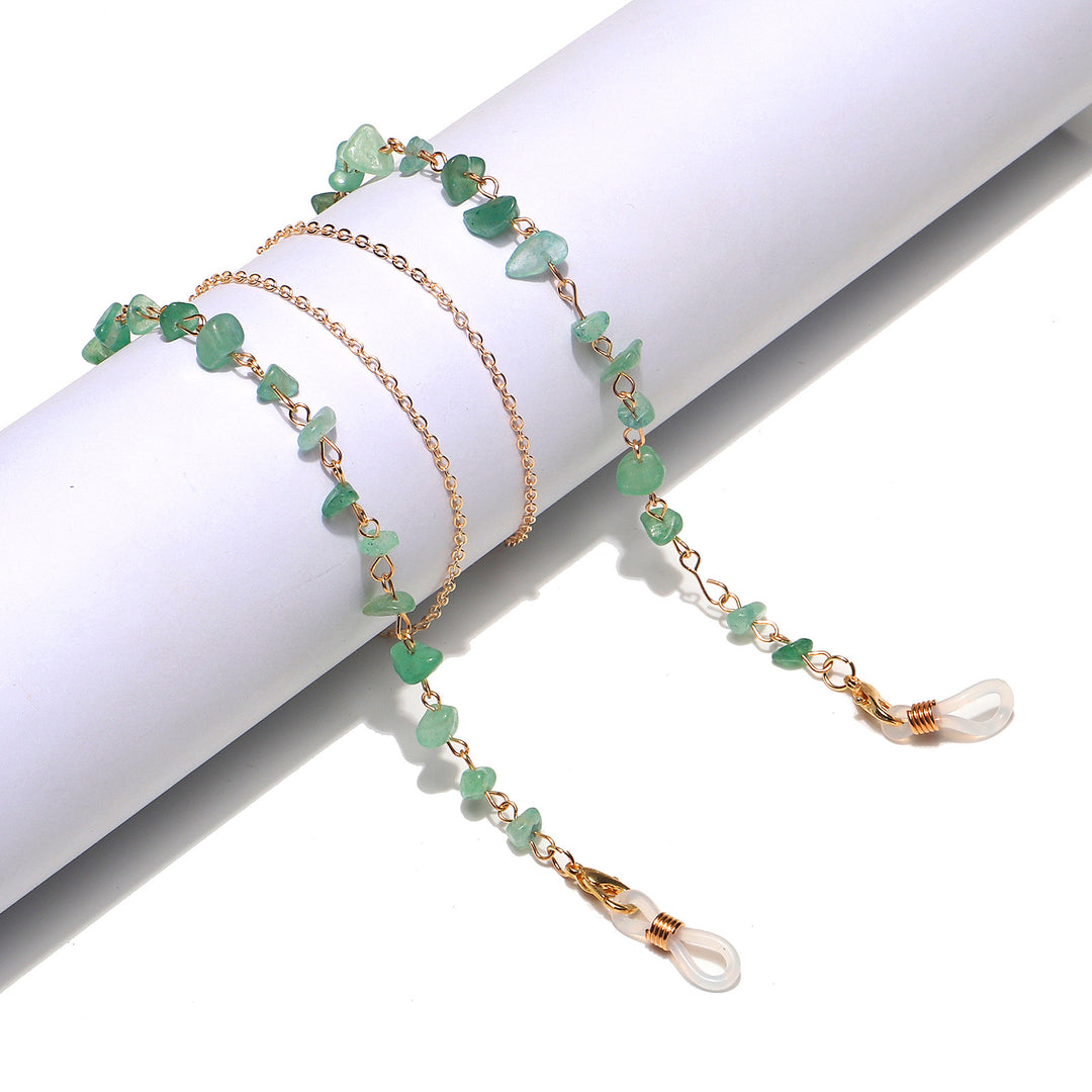 Natural Stone Beaded Eyewear Chain Bowlift