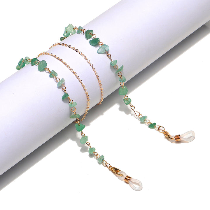 Natural Stone Beaded Eyewear Chain Bowlift