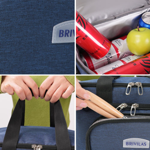 Insulated Multi-tiered Food Carrier