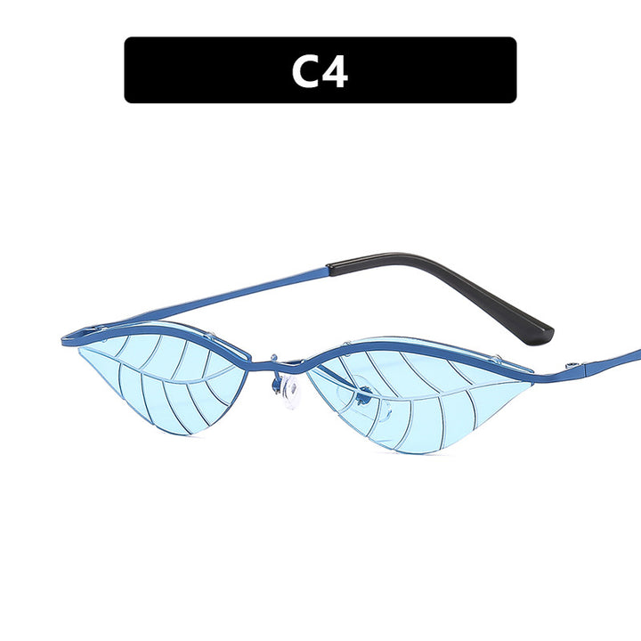 Women Cat-Eye Sunglasses with innovative leaf design Bowlift