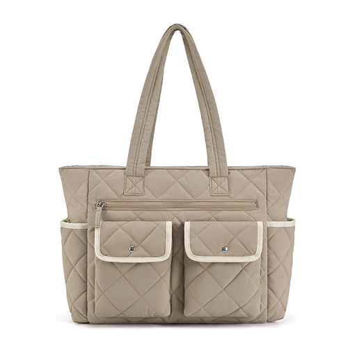 Stylish handbag with multiple outer pockets Bowlift