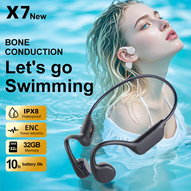 Waterproof Bone Conduction Headphones Bowlift