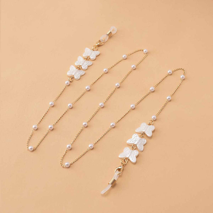 Elegant Heart-Shaped Pearl Chain Bowlift