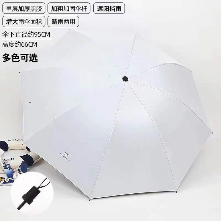 Women's Folding Umbrella with UV Protection and Sturdy Frame Bowlift