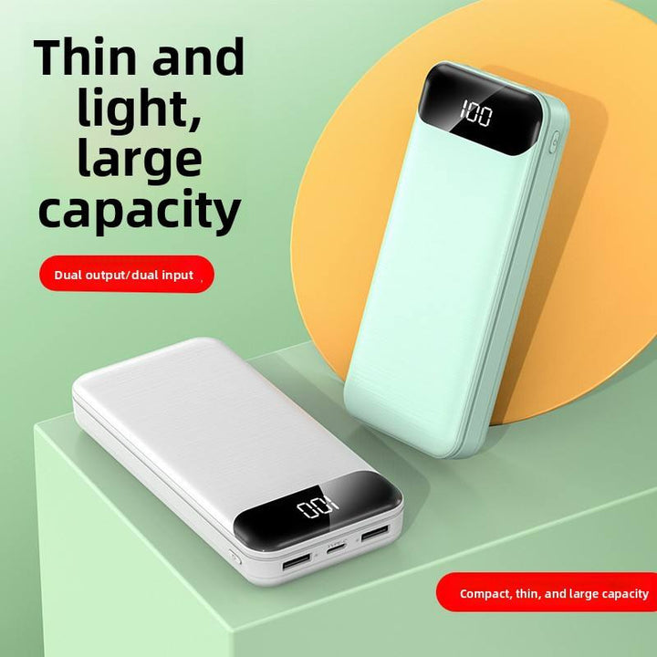 Ultra-Slim Power Bank with LCD Display and Fast Charging Function Bowlift