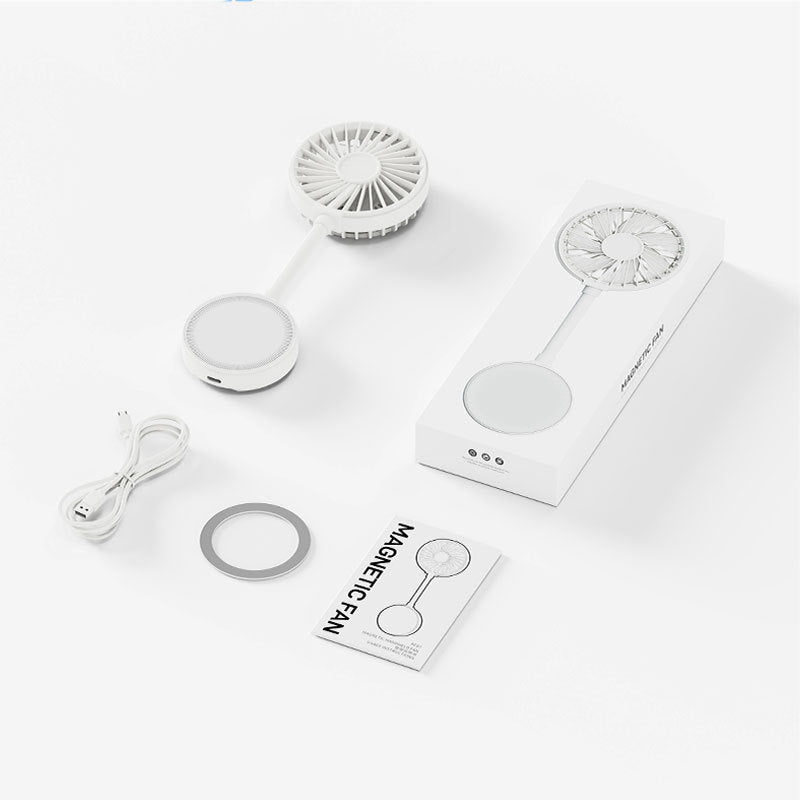Women's Portable Phone Fan with Magnetic Closure Bowlift