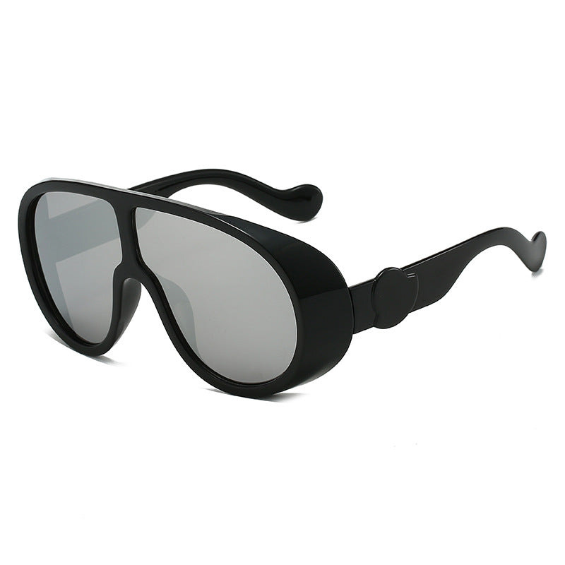 Ladies extravagant sunglasses with stylish transparent frame Bowlift