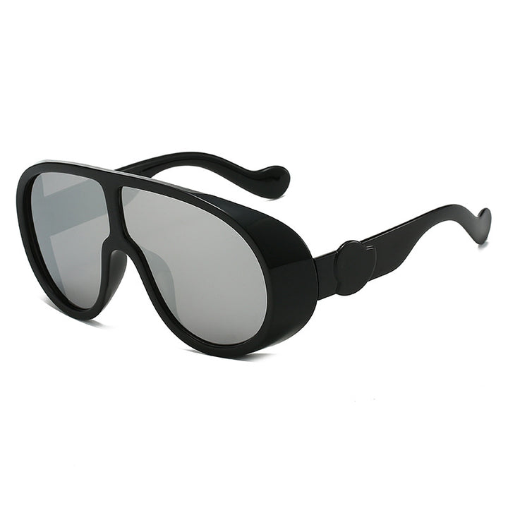 Ladies extravagant sunglasses with stylish transparent frame Bowlift