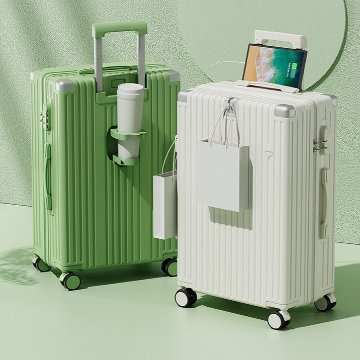 Expandable Hard-Shell Rolling Luggage Bowlift