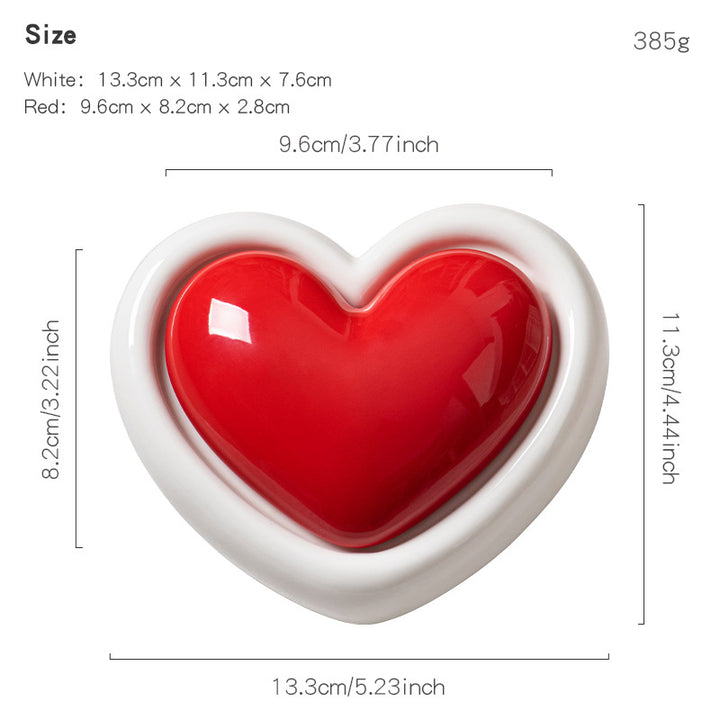 Heart shapes decorative bowl Bowlift