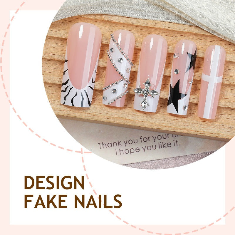 Nail art set with floral and modern designs Bowlift