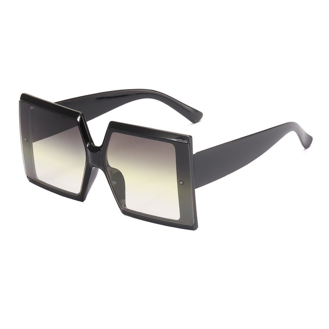 Ladies oversized sunglasses with trendy leopard print Bowlift
