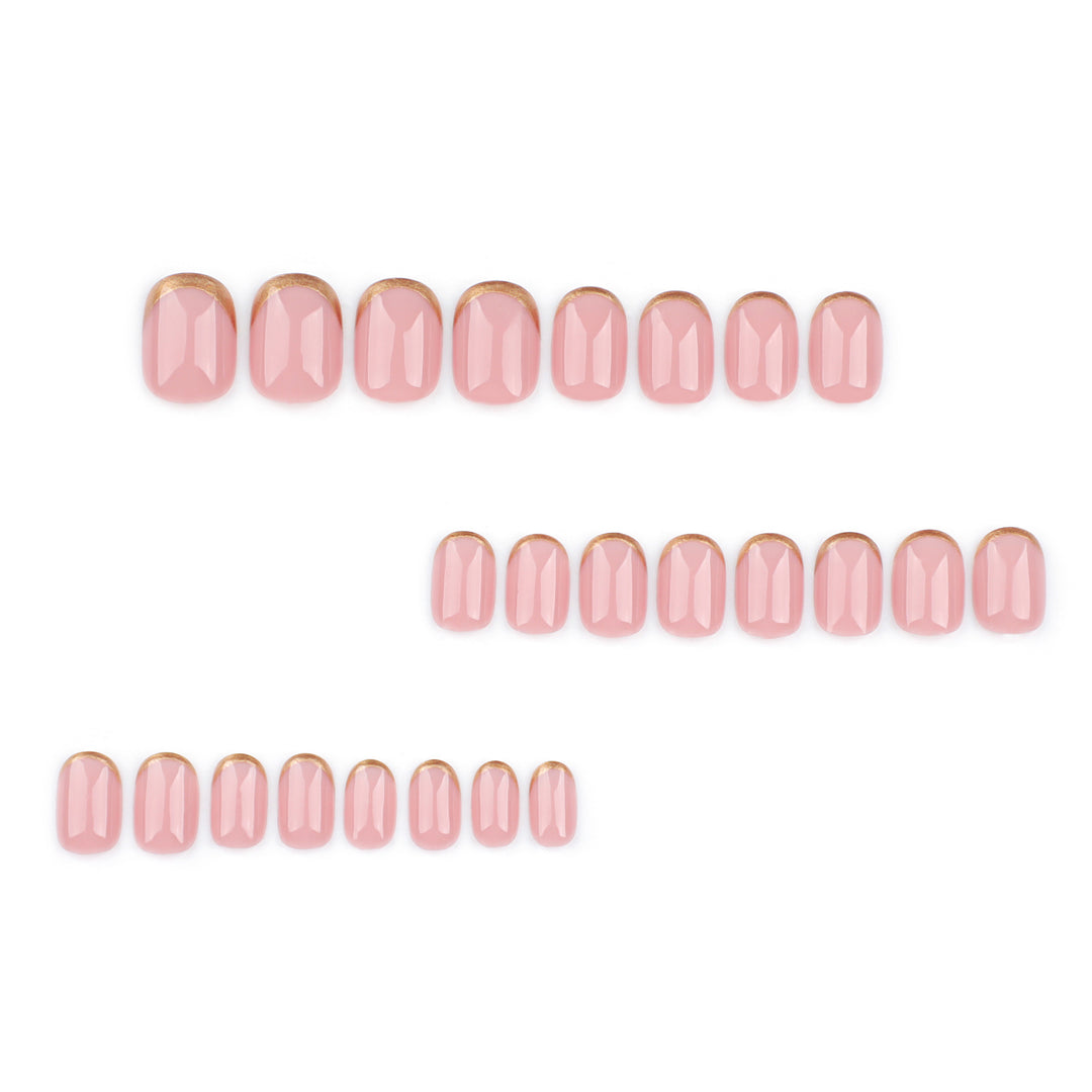 Elegant Nail Art in Modern French Tip Style Bowlift