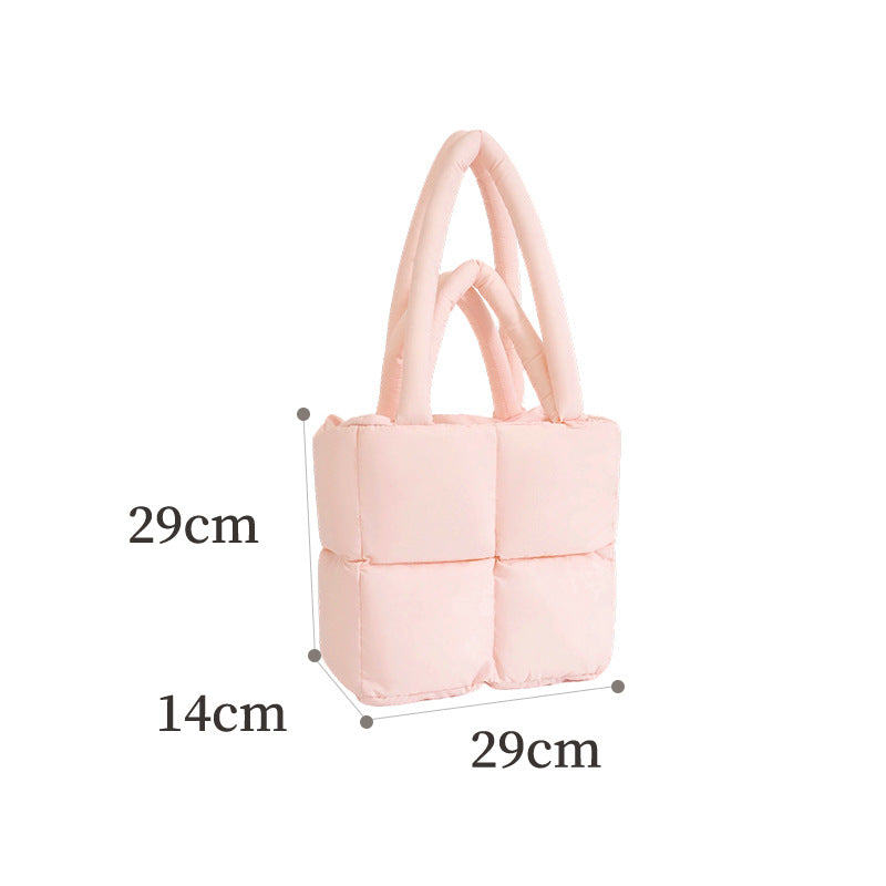 Quilted Puff Tote Bag Bowlift